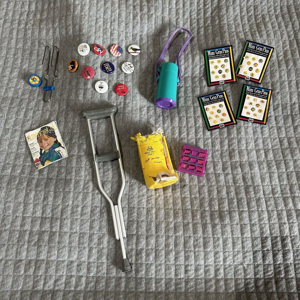 Pleasant Company American Girl of Today Doll Accessories Grin Pins Cast Crutch